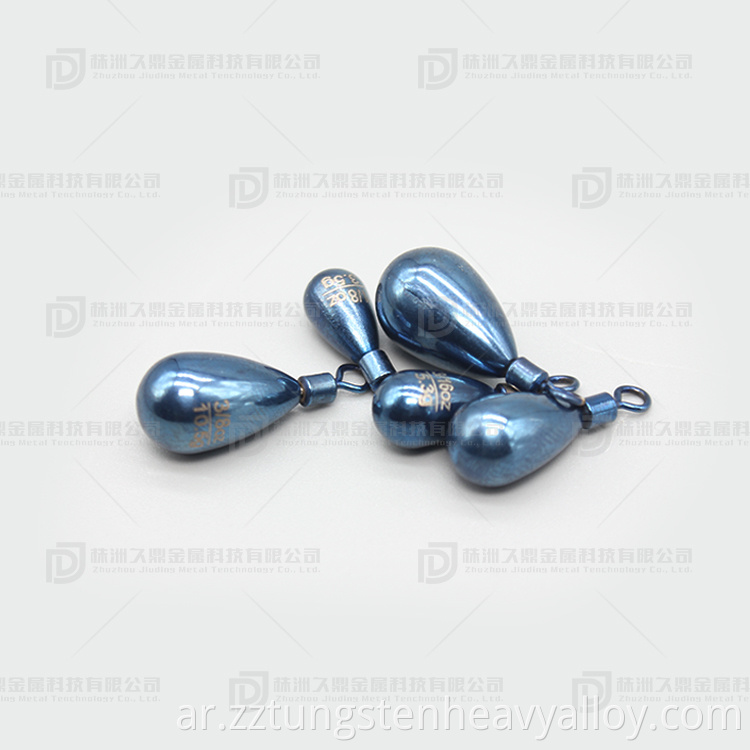 Tungsten heavy alloy fishing sinker wholesale